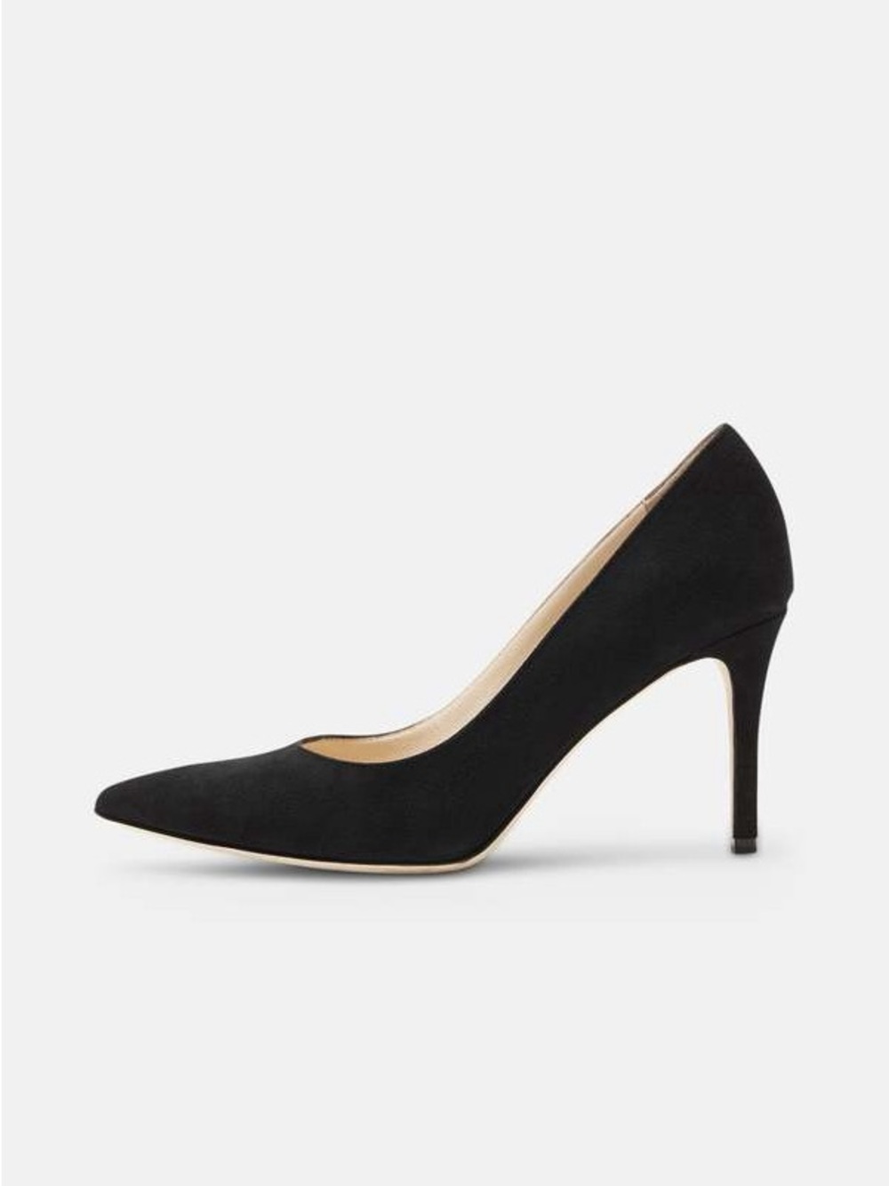 L’AGENCE Eloise black suede pumps